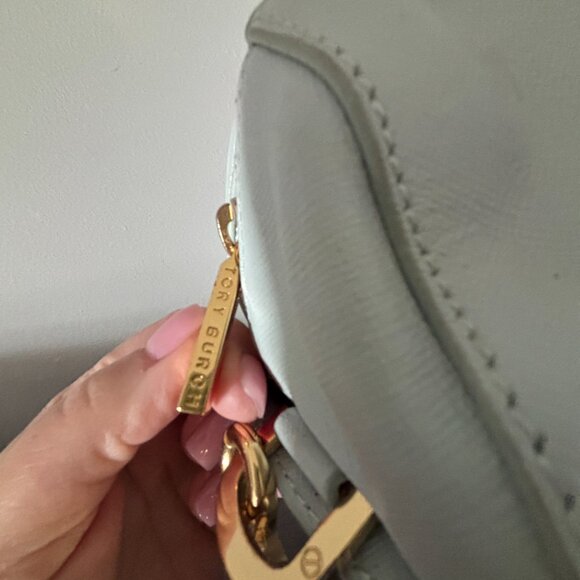 Tory Burch Pale Blue Doctor Bag - Picture 7 of 16